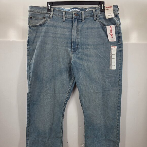 Wrangler Mens Relaxed-Fit Bootcut Jeans Denim Blue Size 44 x 32 112326188 - Picture 1 of 11
